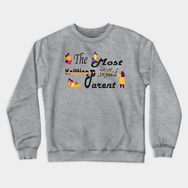 knitting mom Crewneck Sweatshirt by Mirak-store 